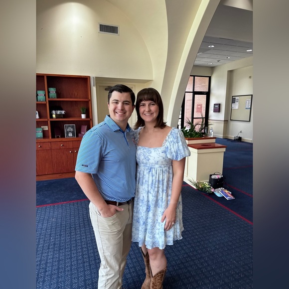 TCEC Blue Floral Dress - Picture 5 of 5